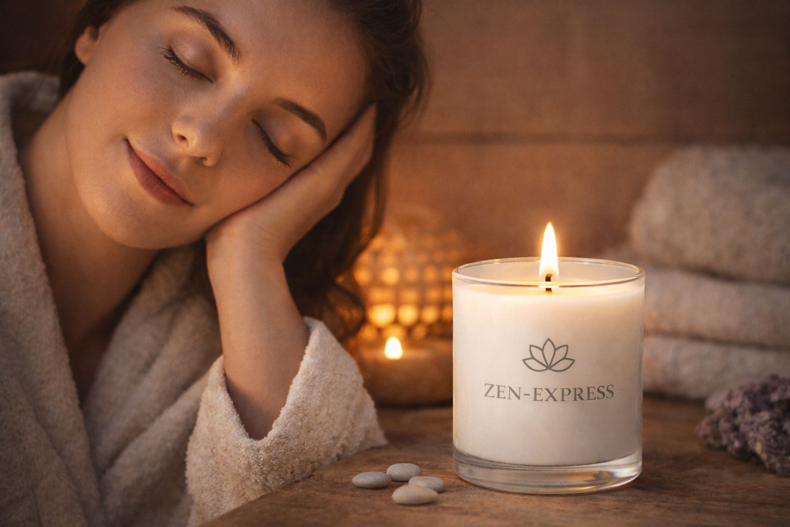 Rituel ZenExpress - bougie de purification & énergie positive